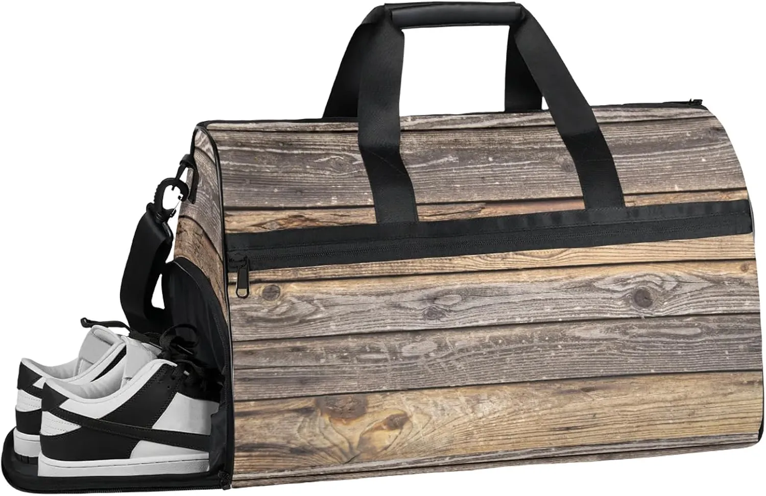 Gym Bag for Women Men Abstract Modern Floor Texture Travel Duffle Bag with Shoe Compartment Waterproof Sports Tote Bags Large Overnight Weekender Bags for Travel Swimming Gym Yoga Dance