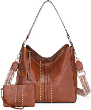 Handbag for Women PU Leather Crossbody Shoulder Bag Ladies Hobo Handbags