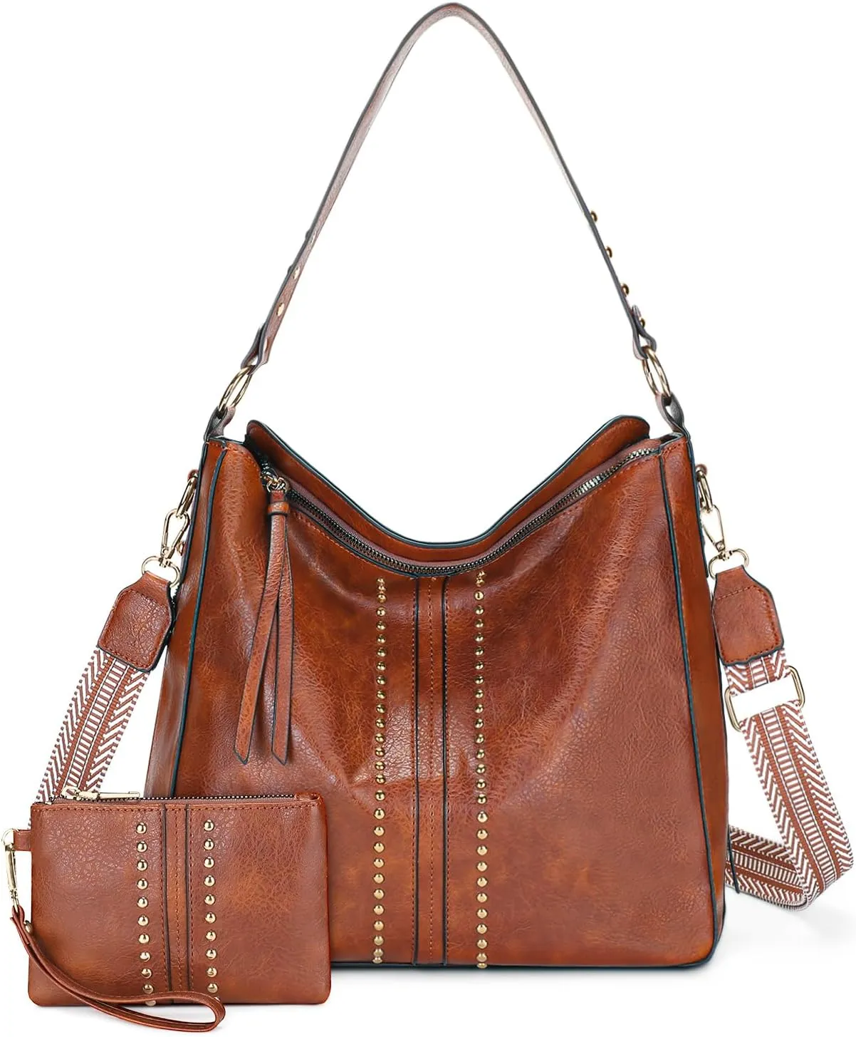 Handbag for Women PU Leather Crossbody Shoulder Bag Ladies Hobo Handbags