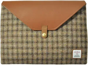 Harris Tweed Laptop Sleeve Bag Compatible with MacBook Air/Pro 12-13 inch Notebook,Briefcase Men's Business A4 Liner Bag (No.664)