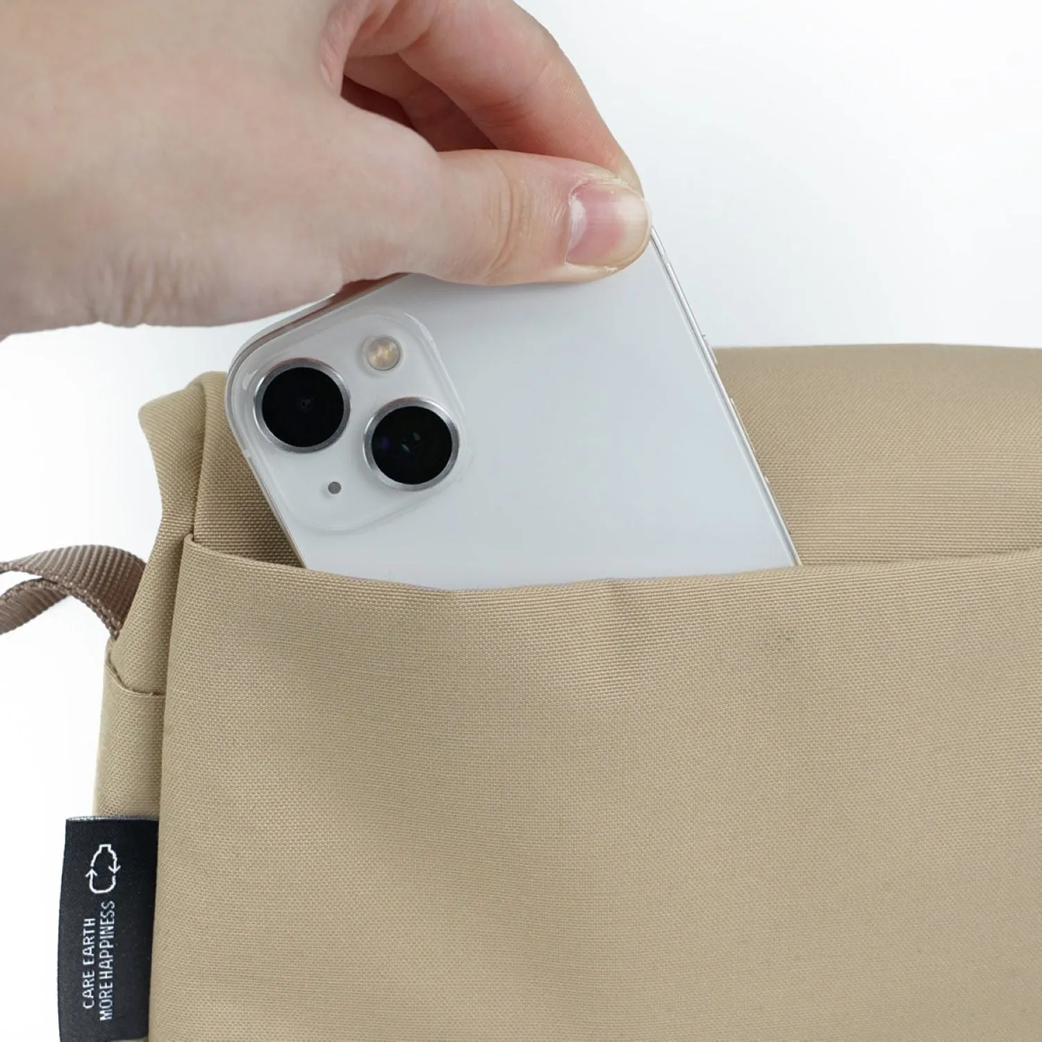 Hellolulu Venus Compact Camera Bag (S) Recycled (Fog Khaki)