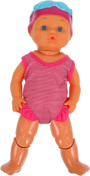Hemoton Lifelike Doll for Swimming Electric Interactive Toy for Water Play for Boys and Girls Fun Design for Visual Development and Family Activities