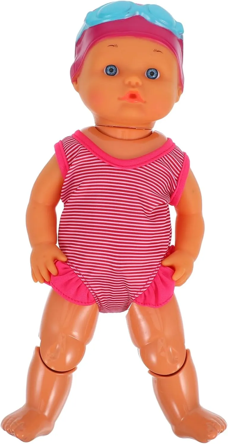Hemoton Lifelike Doll for Swimming Electric Interactive Toy for Water Play for Boys and Girls Fun Design for Visual Development and Family Activities