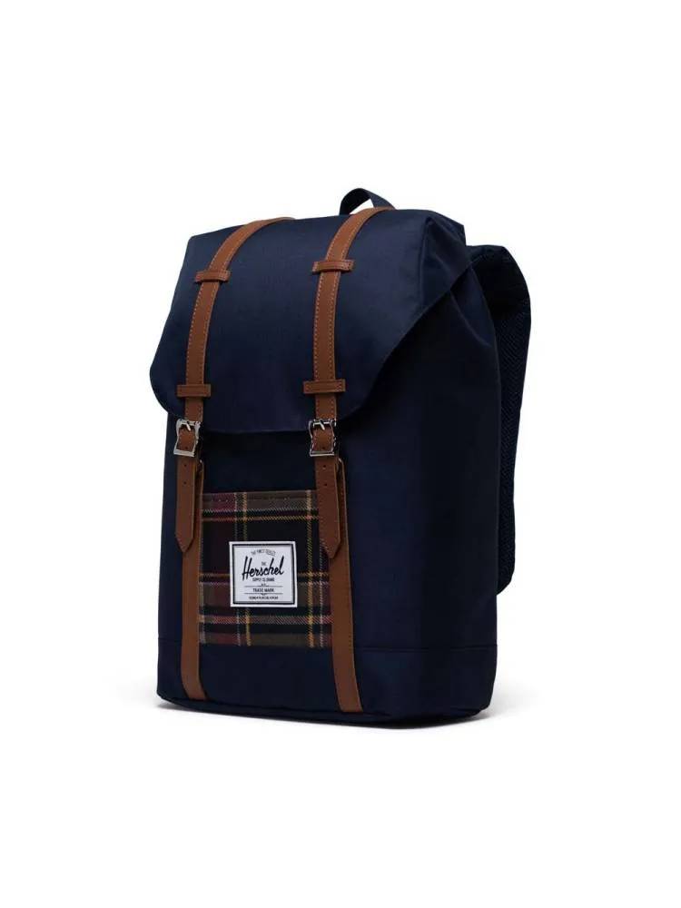 Herschel Retreat Backpack - Peacoat Plaid