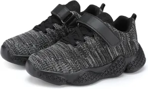 Hetios Kids Shoes Girls Lightweight Athletic Running Shoes Breathable Knit School Sports Shoes (Toddler/Little Kid/Big Kid)
