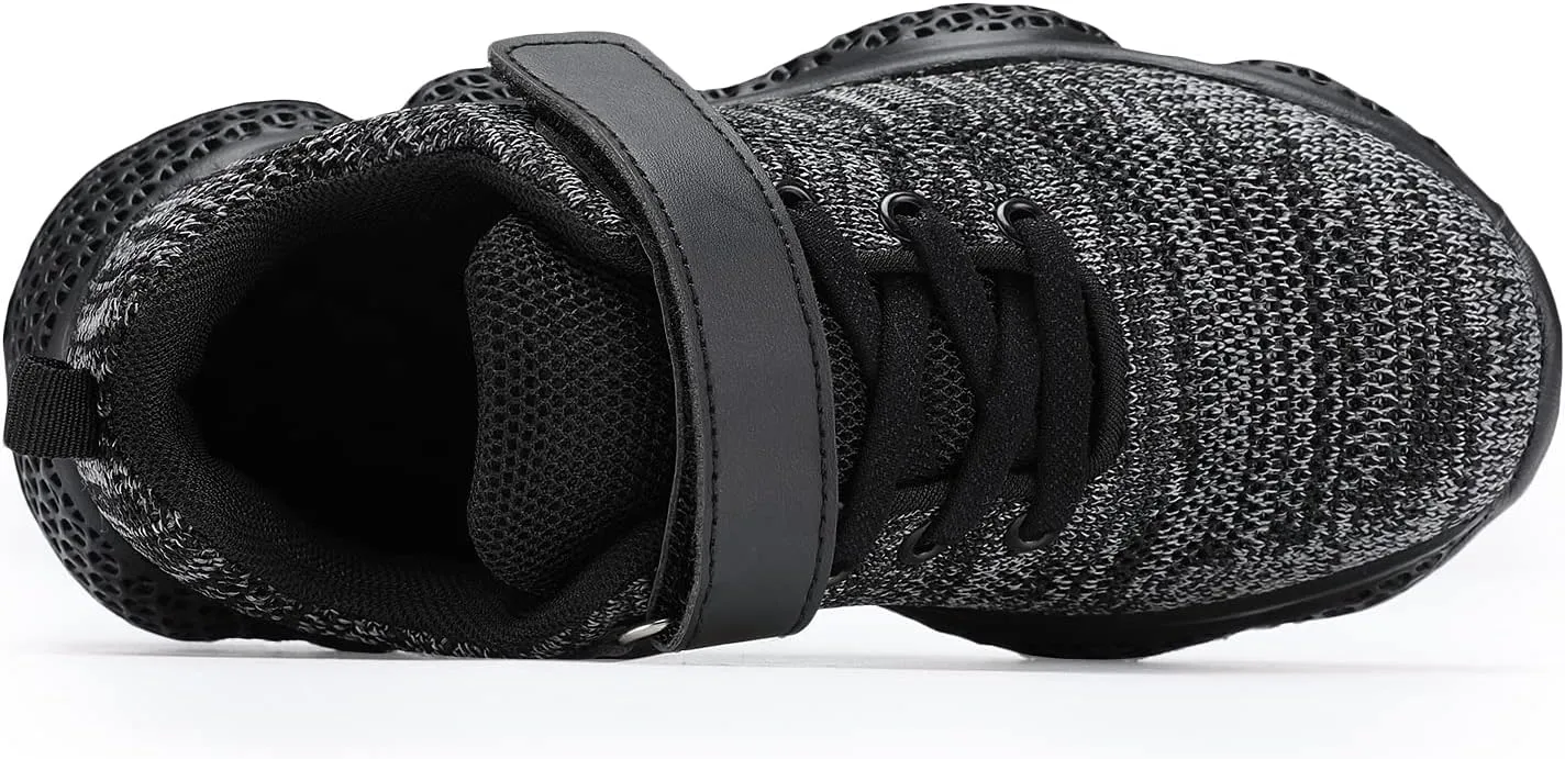 Hetios Kids Shoes Girls Lightweight Athletic Running Shoes Breathable Knit School Sports Shoes (Toddler/Little Kid/Big Kid)