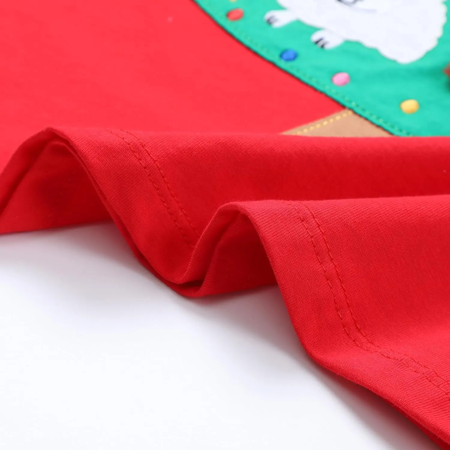 HILEELANG Toddler Girl Long Sleeve Dress Cotton Casual Jersey Shirt Playwear Applique Dress