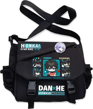 Honkai Star Rail Handbag Blade Crossbody Bag Single Shoulder Bag Adult Anime 3D Print Backpack Black Bag