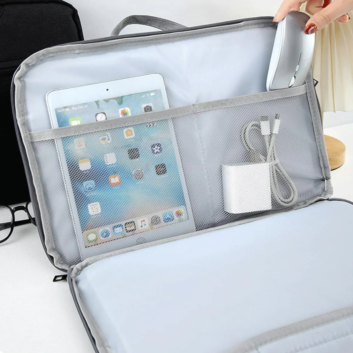 HP 14 Inch Laptop Case Compatible with Lenovo HP Dell Acer ASUS Chromebook 14, Dell Inspiron 14, Dell Latitude 14, HP Stream 14, ASUS Vivobook 14/ ZenBook 14, Acer Computer Sleeve Bag, Grey