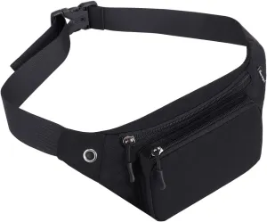 HUA ANGEL Fanny Pack for Women & Men - Crossbody Waist Bag Lightweight Belt Bum Bag for Sports, Travel, Hiking, Everyday Use