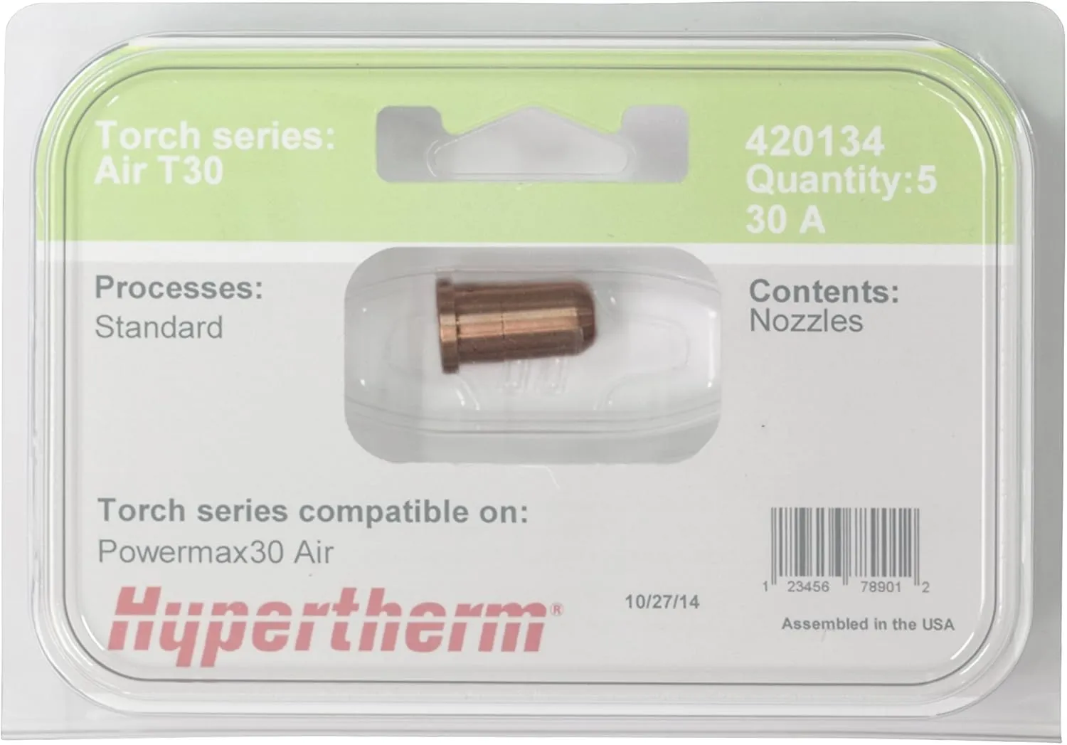 Hypertherm 420134 Nozzle for Powermax30 AIR