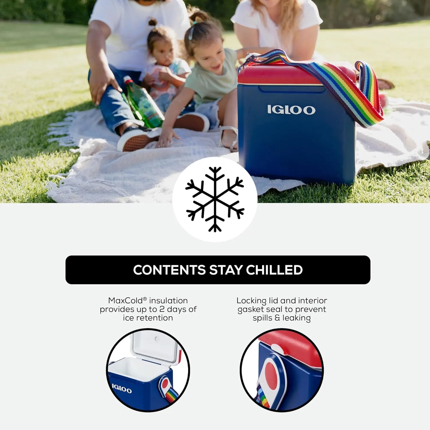 Igloo 11 Qt Tag Along Too Strapped Picnic Style Cooler