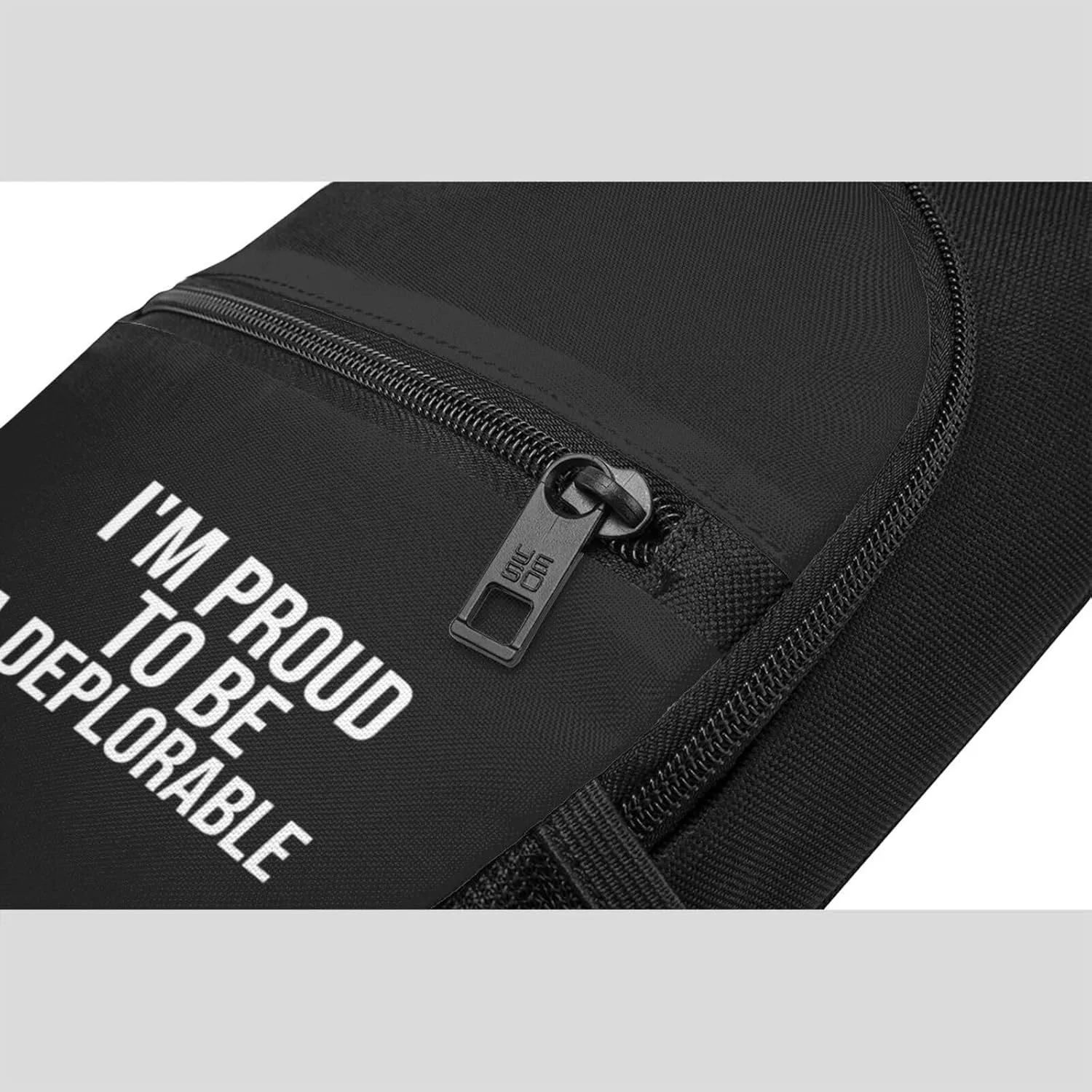 I'M Proud To Be A Deplorable Unisex Chest Bag Lightweight Crossbody Shoulder Bag Travel Pocket Black