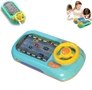 Interactive Steering Wheel for Kids, Driving Steering Wheel Toy, Simulated Driving Racing Car Game with Age 12  Year Old,Role Play Driving Sensory Toy
