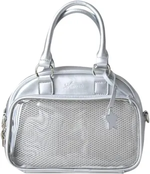Ita Bag Ita Backpack with Insert Big Capacity Single Shoulder Bag Crossbody Bag Y2k Handbag Commuter Bag (Silver)