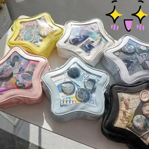 Ita Bag, Kawaii Star-Shaped Backpack – Large Capacity, Waterproof, Lightweight, Cross-body Bag (Yellow)