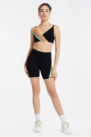 Ivl Collective | Shimmer Bra | Jet Black