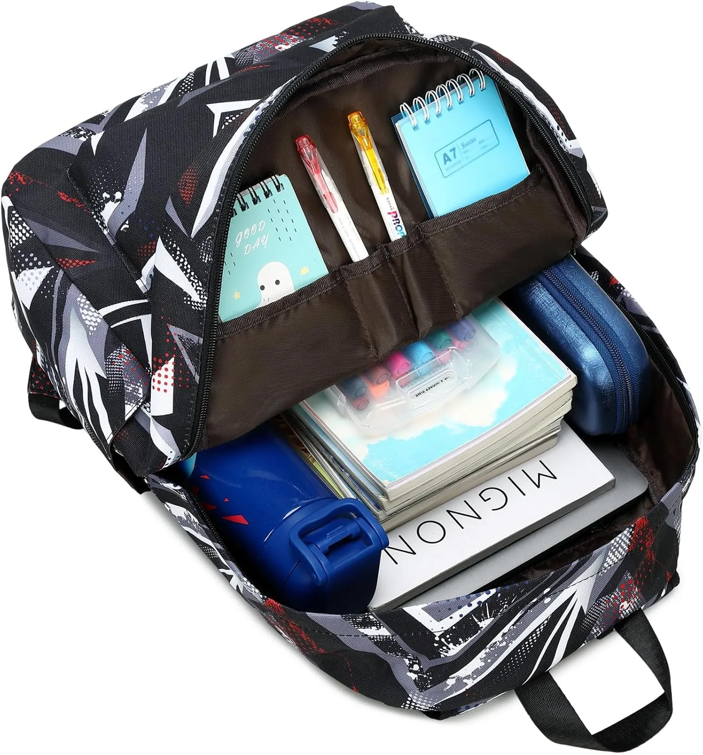 JIANYA Kids' Backpacks for School Girls Elementary Middle School Bookbags 17.3 Inch School Bag for Teens