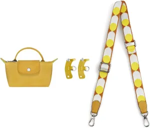 Jiesinlov Canvas Purse Straps Replacement Crossbody Adjustable Shoulder Strap for Mini Bag or Replay