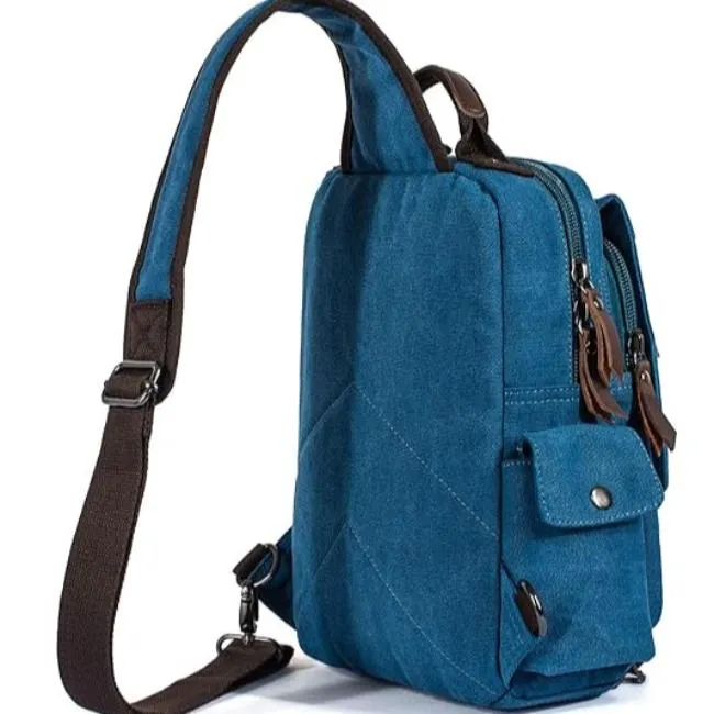 Joshua | Large Compact Everyday Crossbody Sling Bag with Multiple Pockets