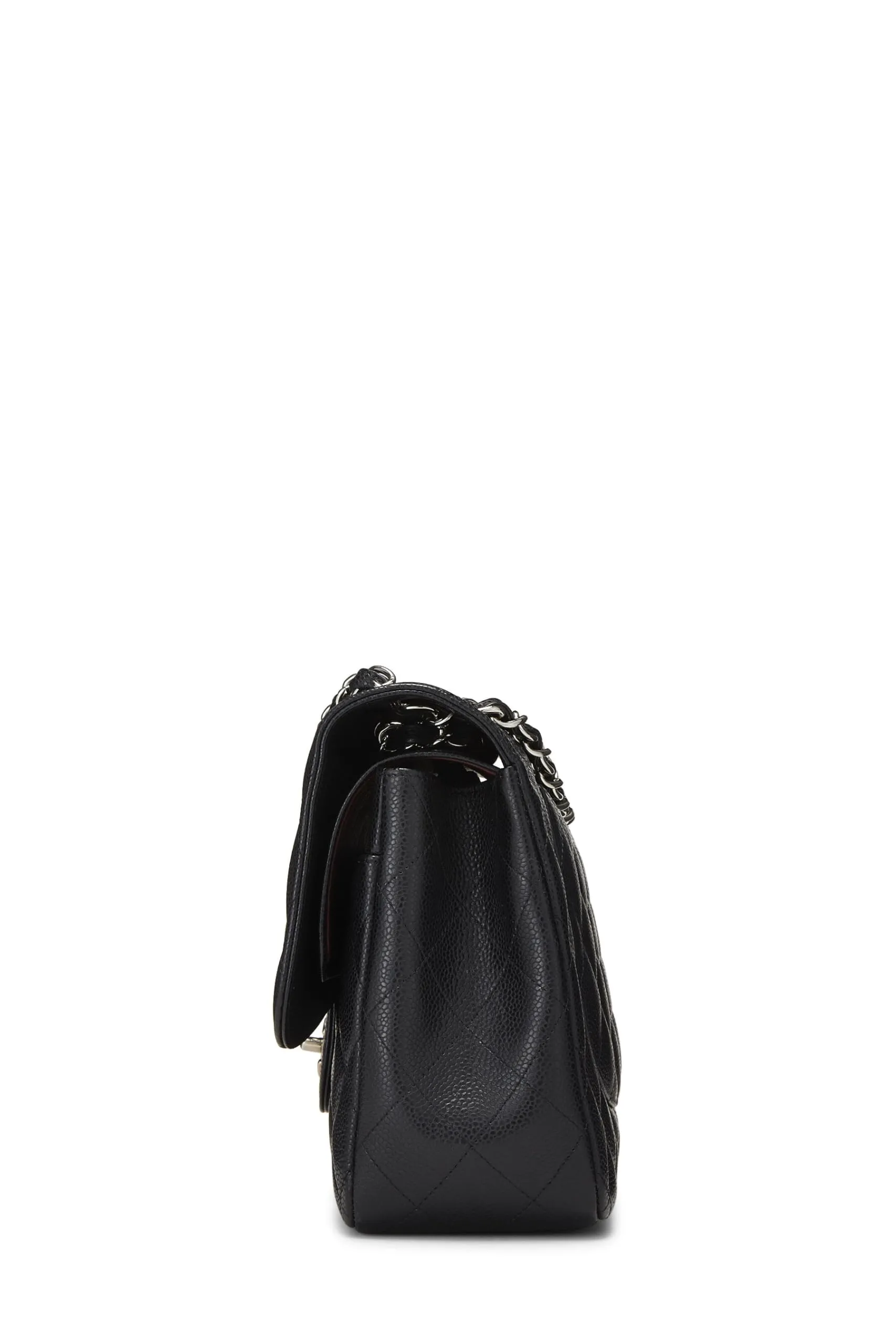 Jumbo, Caviar Chanel, Most popular Black Shockproof Black Flap New Quilted  Double Classic