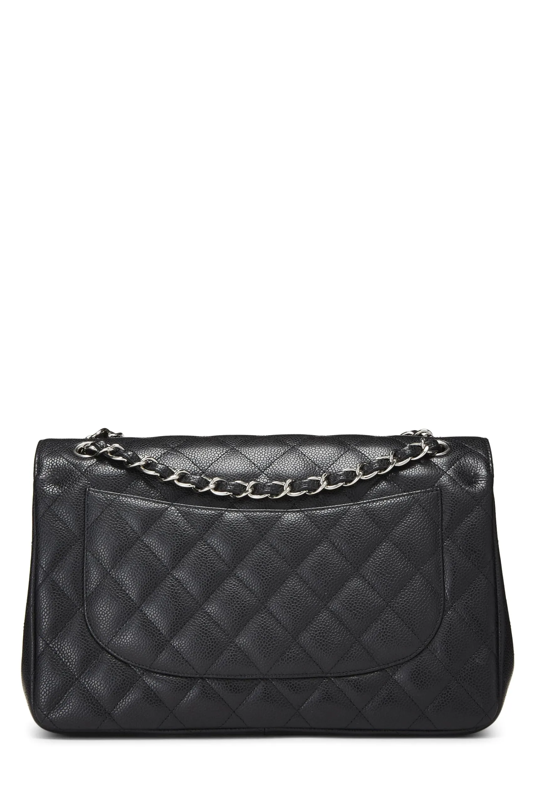 Jumbo, Caviar Chanel, Most popular Black Shockproof Black Flap New Quilted  Double Classic