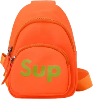 JUMISEE Kids Small Crossbody Chest Bag for Boys Girls, Fashion Lightweight Sling Shoulder Bag Purse Sports Travel Hiking Daypack