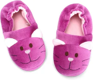 KAKU NANU Toddler Kids Slippers Cute Animal Cartoon Shoes Girls Boys Warm Fleece Winter Household Slippers