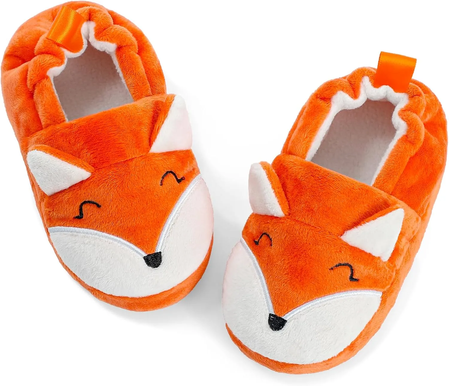 KAKU NANU Toddler Kids Slippers Cute Animal Cartoon Shoes Girls Boys Warm Fleece Winter Household Slippers