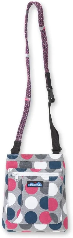 KAVU Keepalong Semi Padded Sling Canvas Rope Crossbody Bag