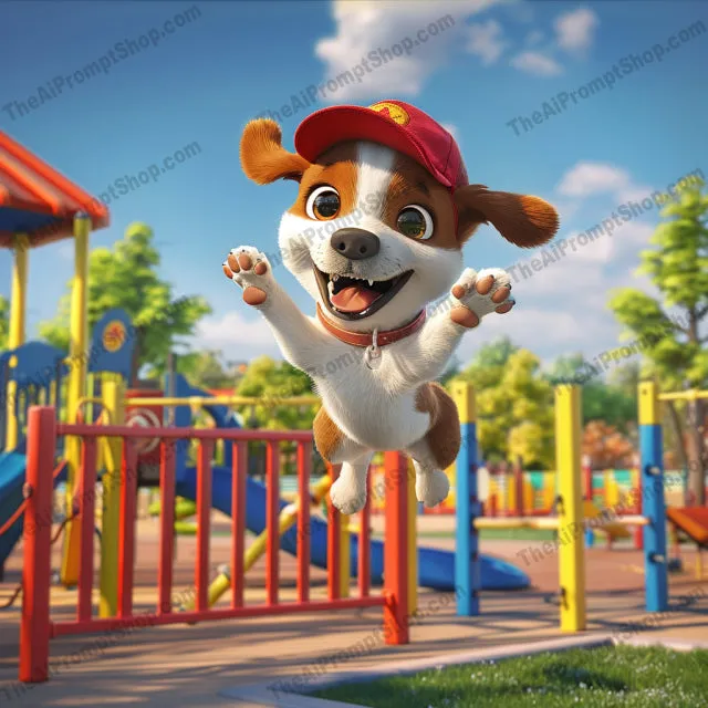 Kids at Play AI MidJourney Image Prompt, 8954
