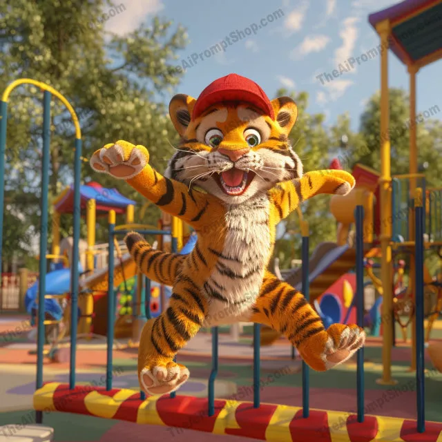 Kids at Play AI MidJourney Image Prompt, 8954