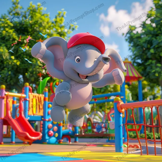 Kids at Play AI MidJourney Image Prompt, 8954