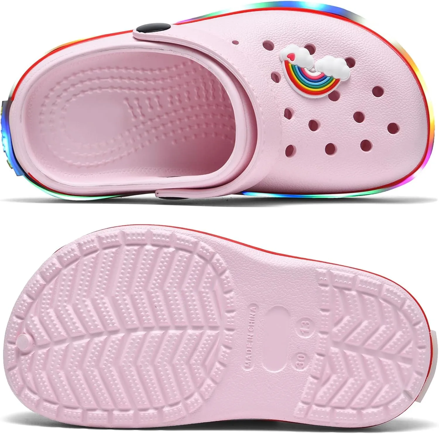 Kids' Boys Girls LED Clogs Cute Garden Shoes Cartoon Slides
