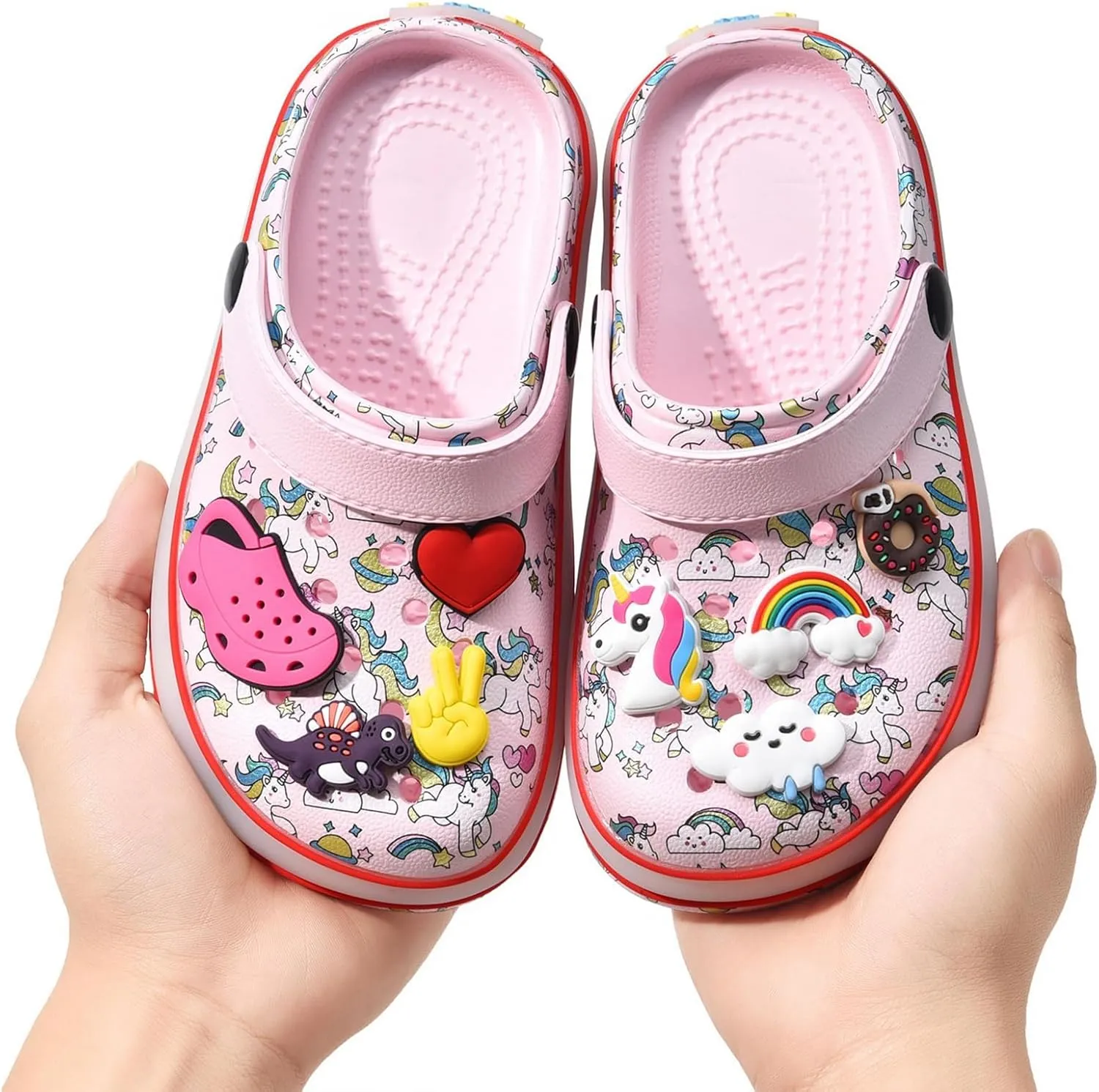 Kids' Boys Girls LED Clogs Cute Garden Shoes Cartoon Slides