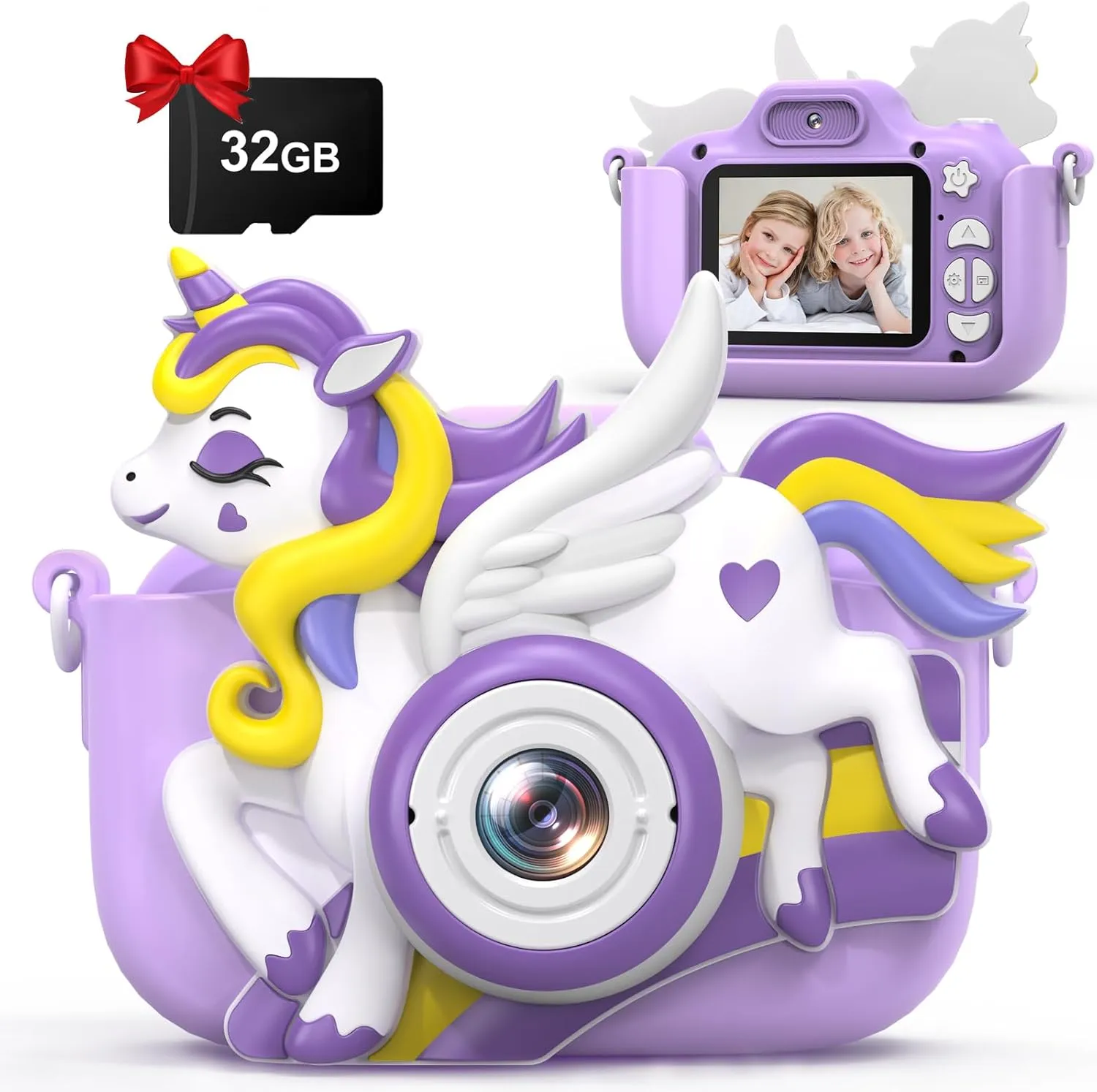 Kids Camera for Girls Boys, 2.0 HD IPS Screen 1080P Kids Video Camera for 4 5 6 7 8 9 10 11Years Old, Kids Digital Camera for Toddler Age 3-12,Holiday Birthday Graduation Gift Toy for Girl Boy