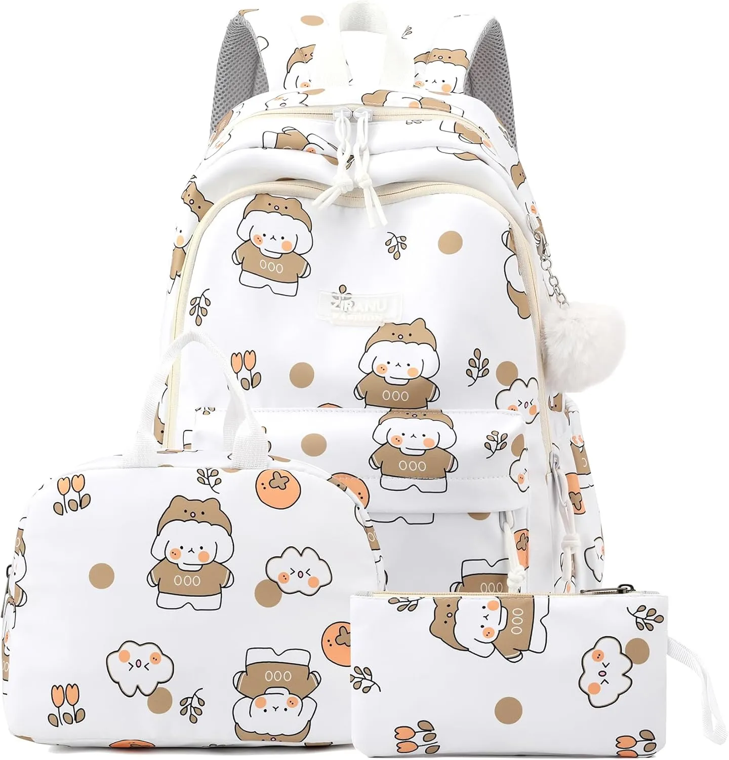 Kids Girls Backpack with Lunch Box Backpack for School Girls Backpack Lunch Box Combo