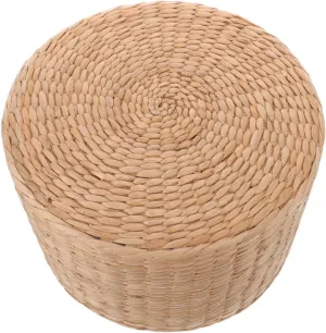 Kids Jute Potty Stool Kids Shoe Changing Bench Garden Weaving Seat Children's Small Stool