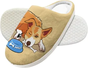 Kids Plush Slippers Winter Comfy Fluffy Shoes for Girls Lightweight Warm Slippers Non Slip Bedroom Soft Indoor House Slippers US Size 9-15