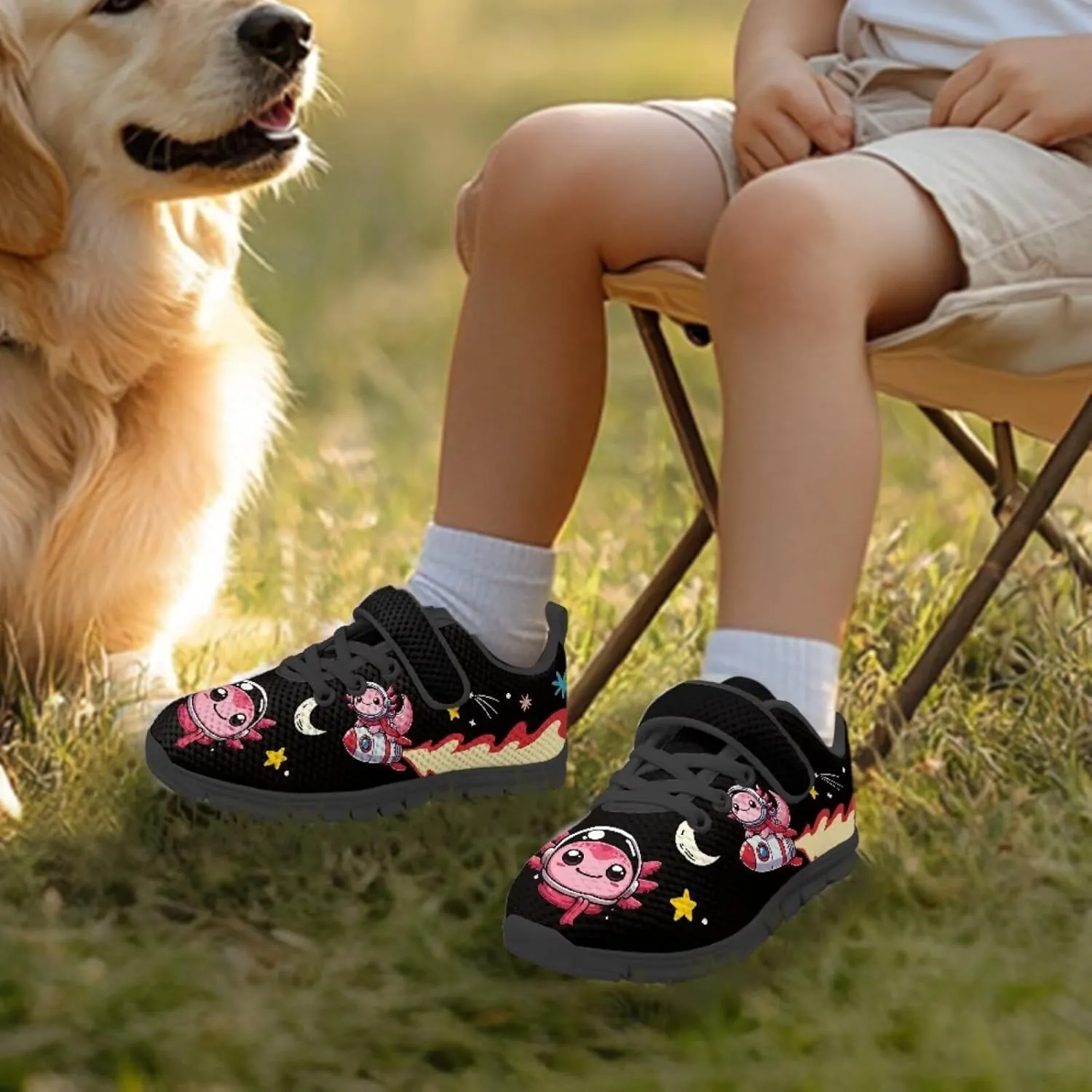 Kids Shoes for Boys Single Buckle Running Walking Sneakers Breathable Lightweight Sports Shoes US-11-2.5