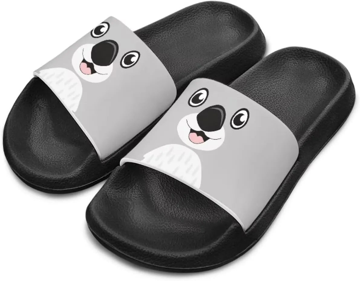 Kids Slides Boys Shower Slippers Slip Anti-Skid Home Bath Slippers Non-slip Cute Summer Beach Pool Shoes Toddler