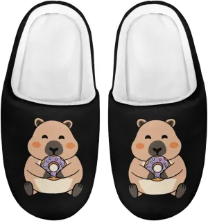 Kids Slippers Anti-slip Plush Slippers Cozy House Slippers Winter Bedroom Slippers for Home