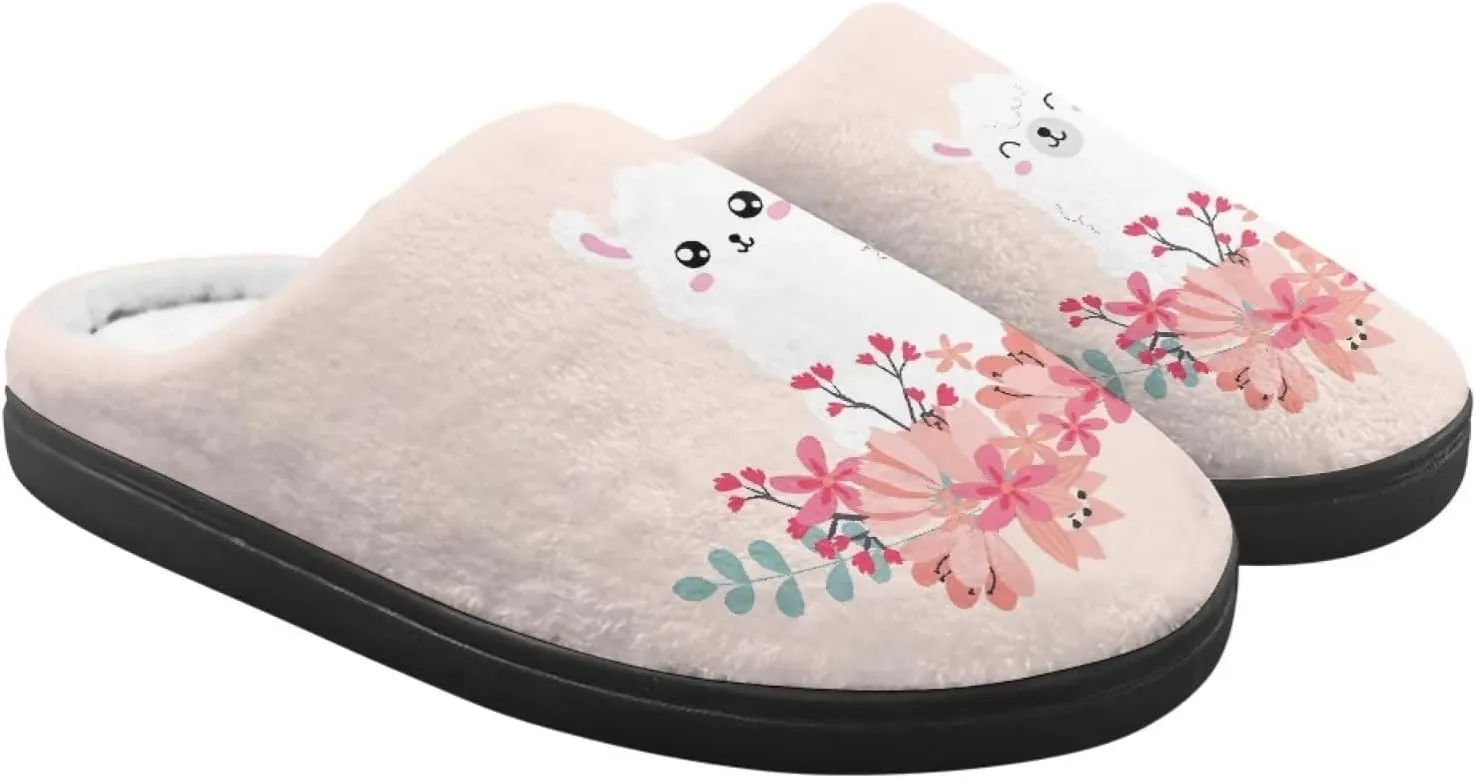 Kids Slippers for Boys Girls, Cute Soft Plush Anti-slip Fluffy Fuzzy House Slippers with Memory Foam for Home Outside