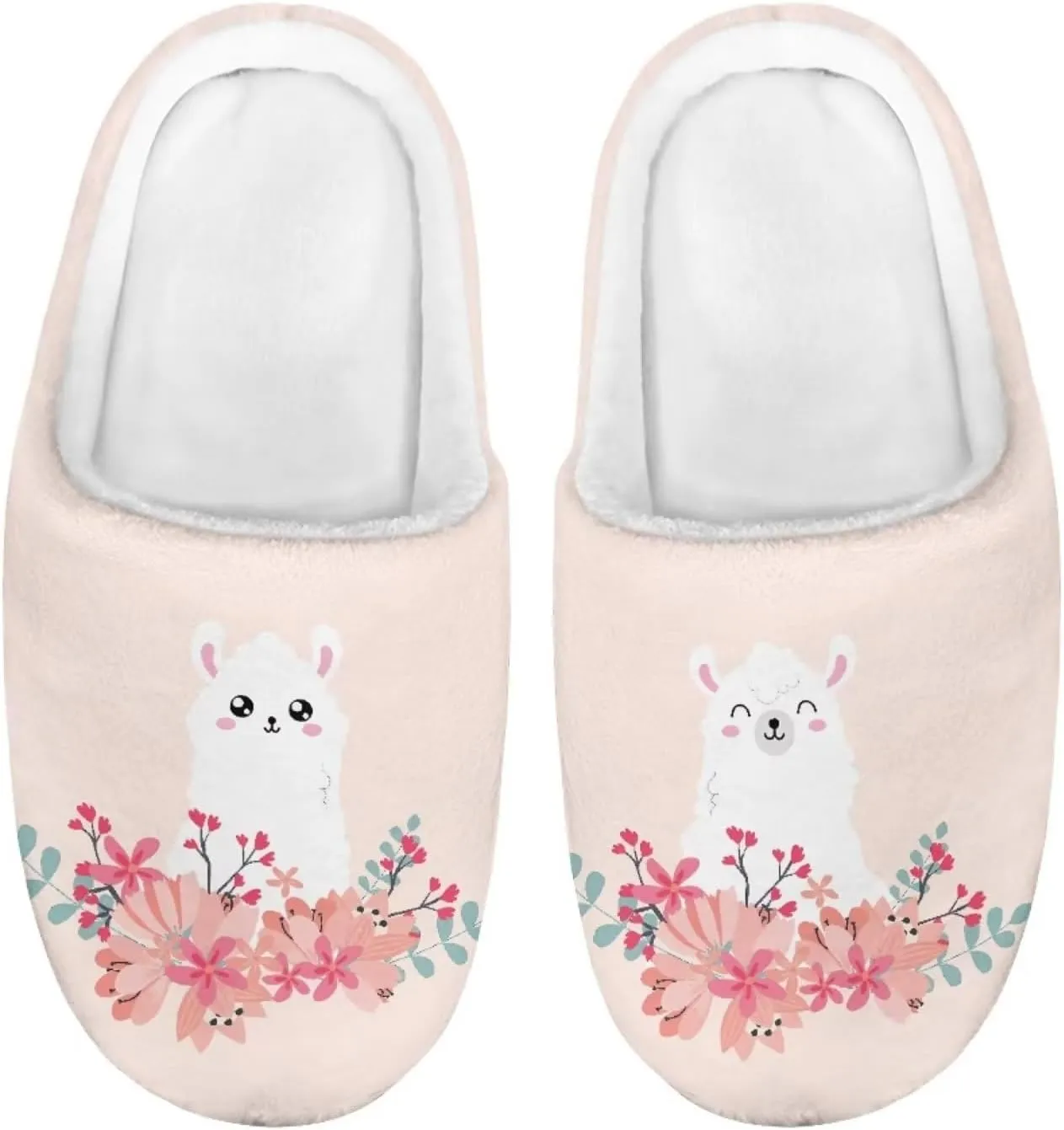 Kids Slippers for Boys Girls, Cute Soft Plush Anti-slip Fluffy Fuzzy House Slippers with Memory Foam for Home Outside