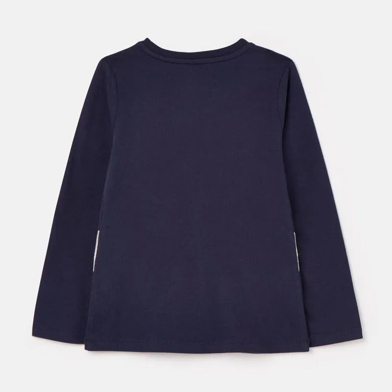 Knitted Long Sleeve Children's T-shirt Round Neck Cartoon T-shirt