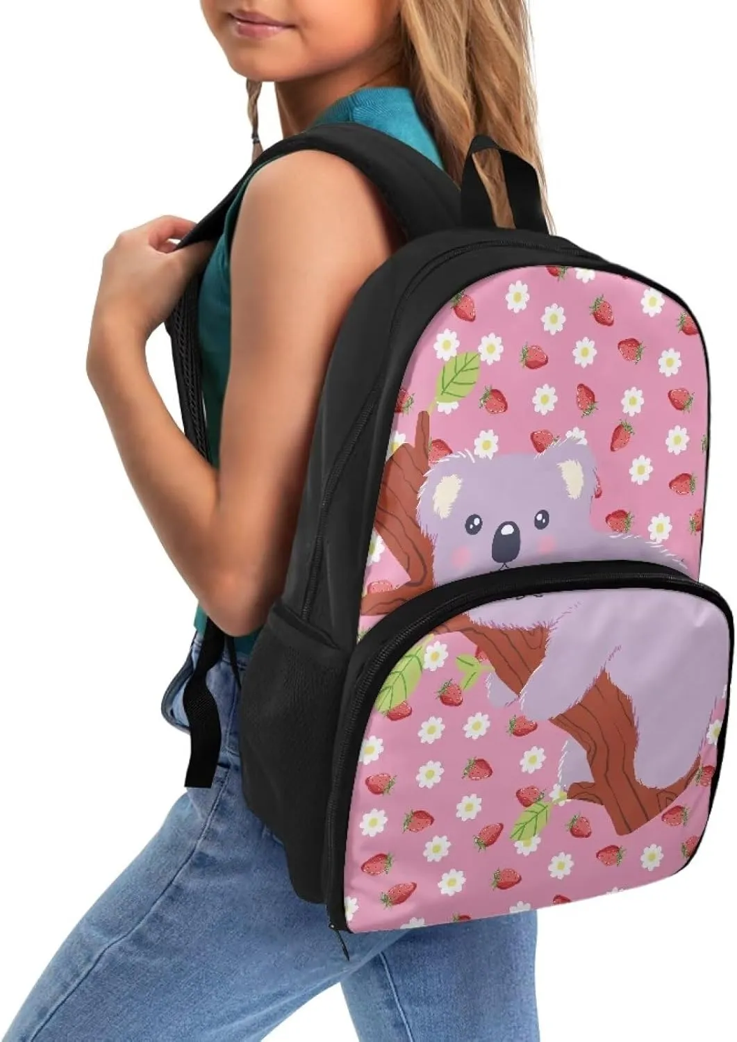 Koala Backpack for Girls School Backpack with Food Compartment Insulated Cooler All-in-One Bookbags for 6th Grade Girls Boys Kids School Bag for Daily Life or Picnic