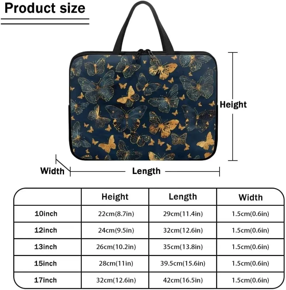 Kuiaobaty Laptop Handle bag for Women Laptop Case Fashion Computer Bag 10-17 Inches