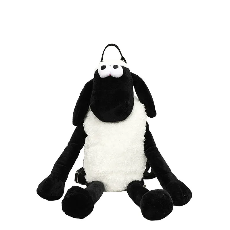Lamb Plush Female Cute Sean Cartoon Backpacks
