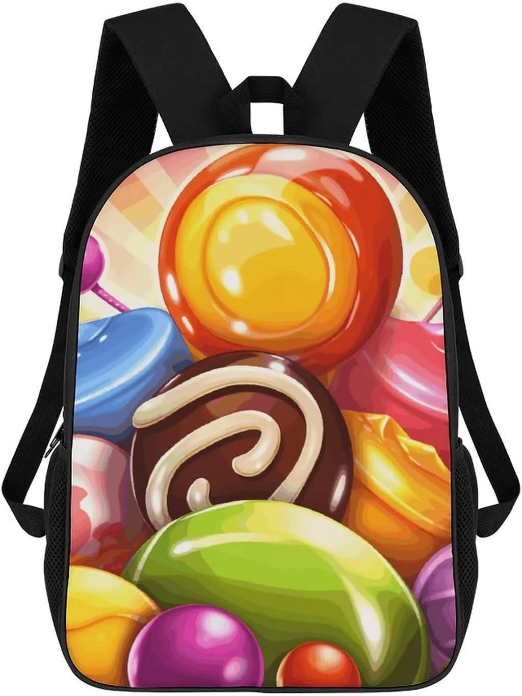 Laptop Backpack for Men Women Daypack Cartoon Candy Computer Bag Travel Backpacks Laptop Bag