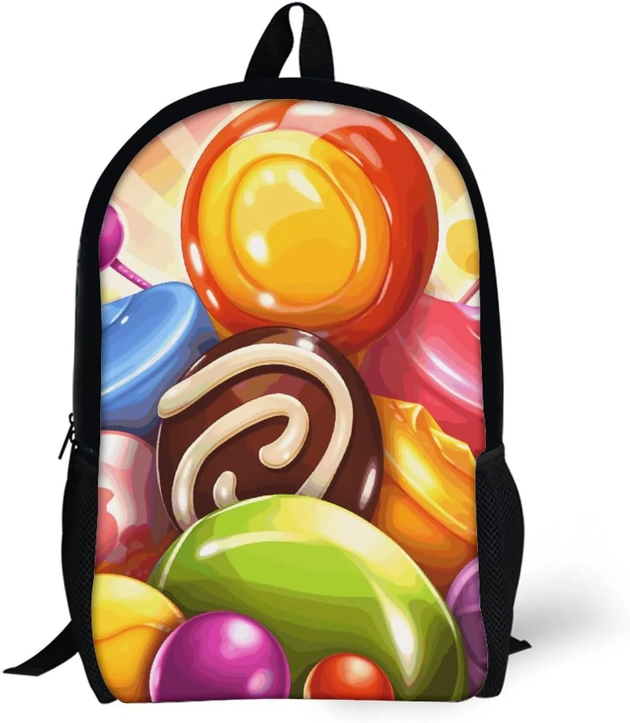 Laptop Backpack for Men Women Daypack Cartoon Candy Computer Bag Travel Backpacks Laptop Bag